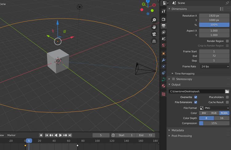 360 Product Animation Turntable Setup - Render