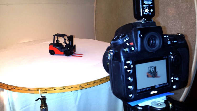360 Photo Table Test Forklift