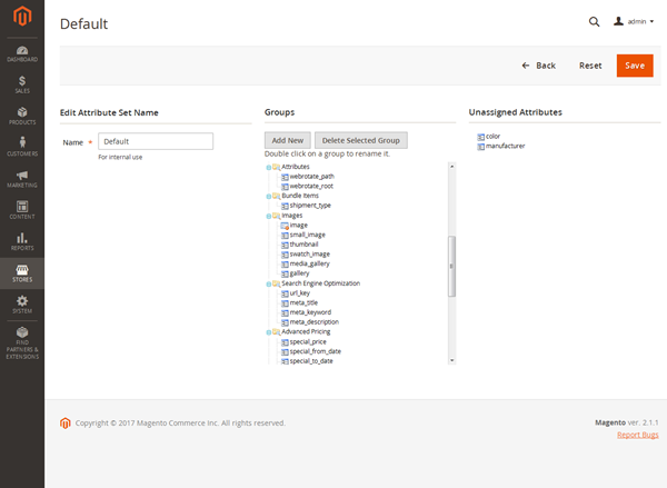 Assign the new attribute to selected attribute sets