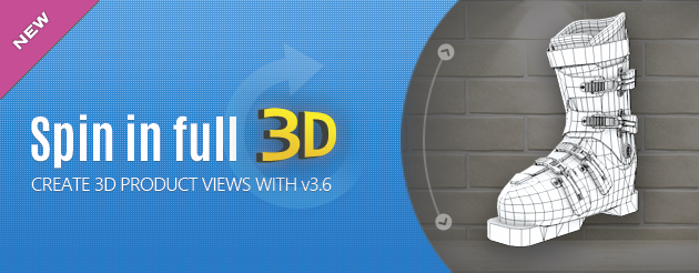 Create full 3D Product Views with WebRotate 360 v3.6 Beta